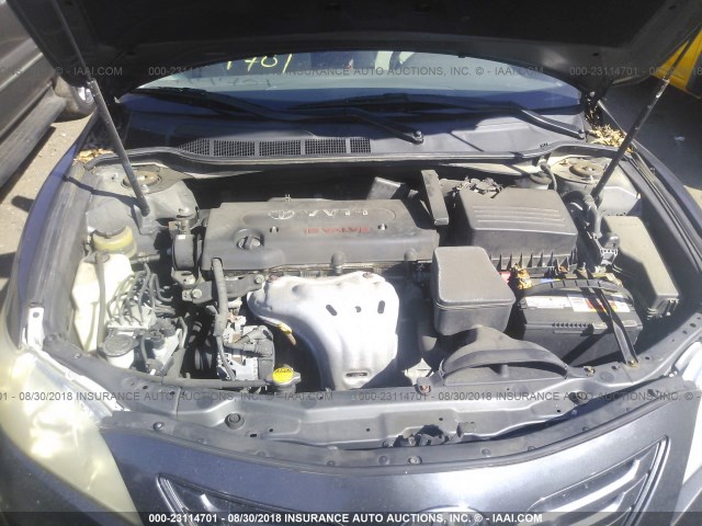 4T1BE46K49U412286 - 2009 TOYOTA CAMRY SE/LE/XLE GRAY photo 10