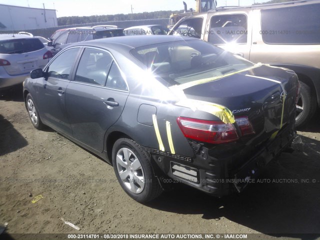 4T1BE46K49U412286 - 2009 TOYOTA CAMRY SE/LE/XLE GRAY photo 3