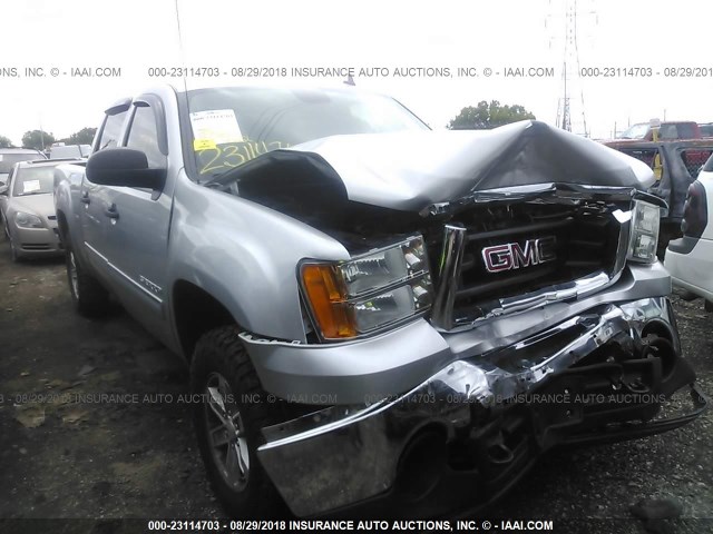 3GTP2VE3XBG286205 - 2011 GMC SIERRA K1500 SLE SILVER photo 1