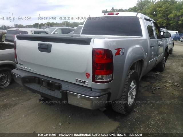 3GTP2VE3XBG286205 - 2011 GMC SIERRA K1500 SLE SILVER photo 4