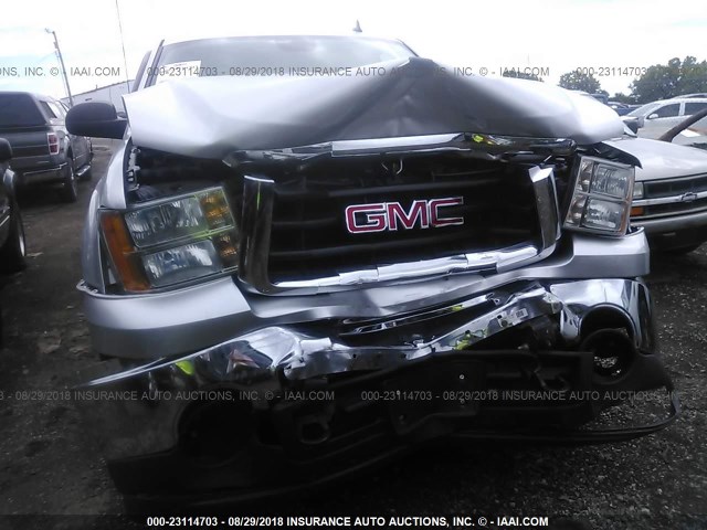 3GTP2VE3XBG286205 - 2011 GMC SIERRA K1500 SLE SILVER photo 6