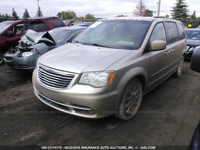 2C4RC1BG1CR266619 - 2012 CHRYSLER TOWN & COUNTRY TOURING GOLD photo 2