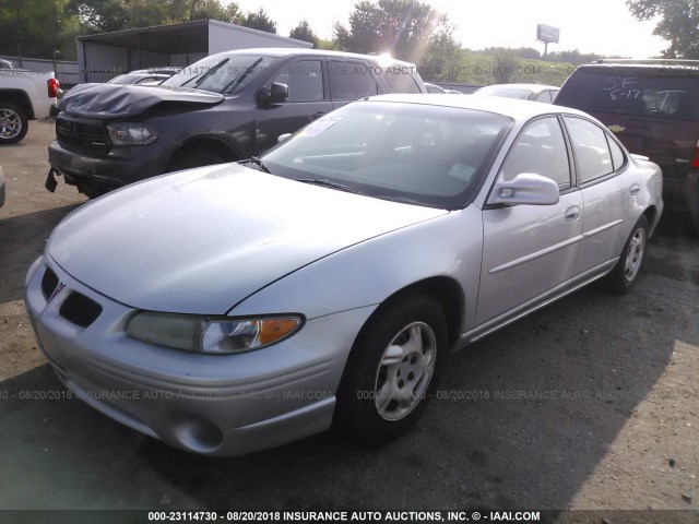 1G2WK52J12F220260 - 2002 PONTIAC GRAND PRIX SE SILVER photo 2