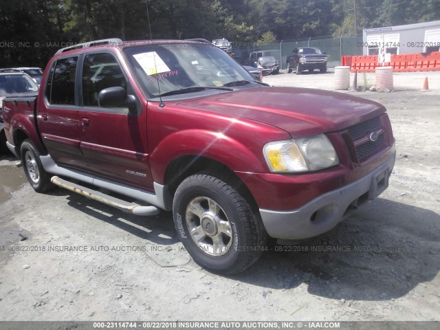 1FMZU77E11UB77992 - 2001 FORD EXPLORER SPORT TR  RED photo 1