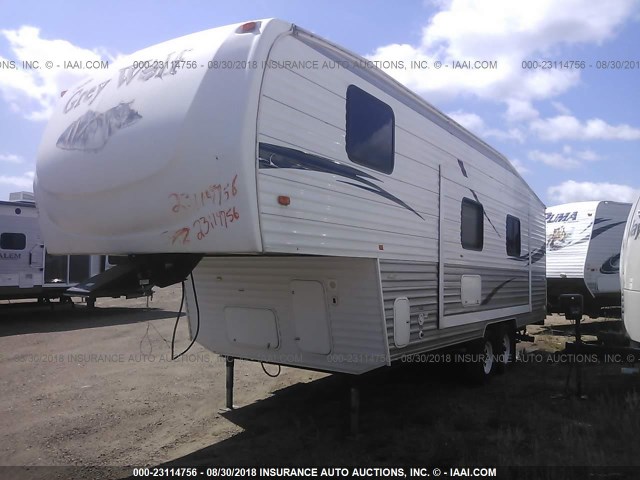 4X4FCKY258K007605 - 2008 FOREST RIVER CHEROKEE GRAEY WOLF  WHITE photo 2