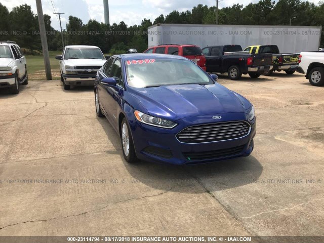 3FA6P0LU9GR368553 - 2016 FORD FUSION SE HYBRID BLUE photo 6