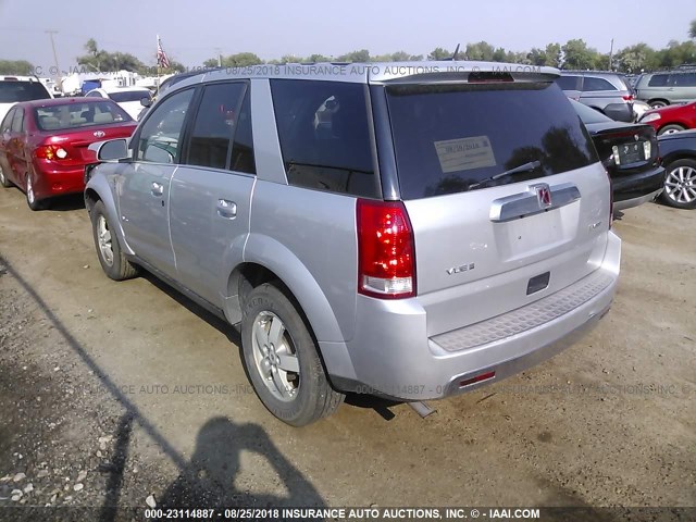 5GZCZ33Z87S833296 - 2007 SATURN VUE HYBRID SILVER photo 3