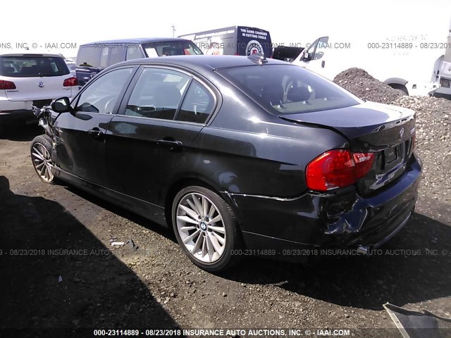 WBAPM5C55BE576886 - 2011 BMW 335 I BLACK photo 3