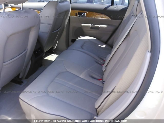 2LMDJ6JK5EBL15075 - 2014 LINCOLN MKX CREAM photo 8
