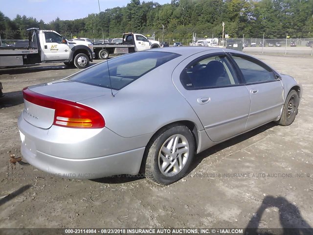 2B3HD46R41H541944 - 2001 DODGE INTREPID SE SILVER photo 4