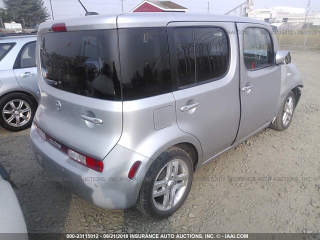 JN8AZ28R29T123047 - 2009 NISSAN CUBE S/SL SILVER photo 4