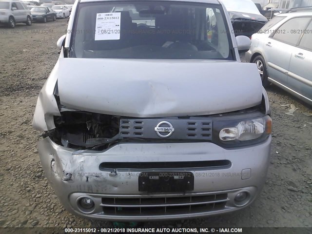 JN8AZ28R29T123047 - 2009 NISSAN CUBE S/SL SILVER photo 6