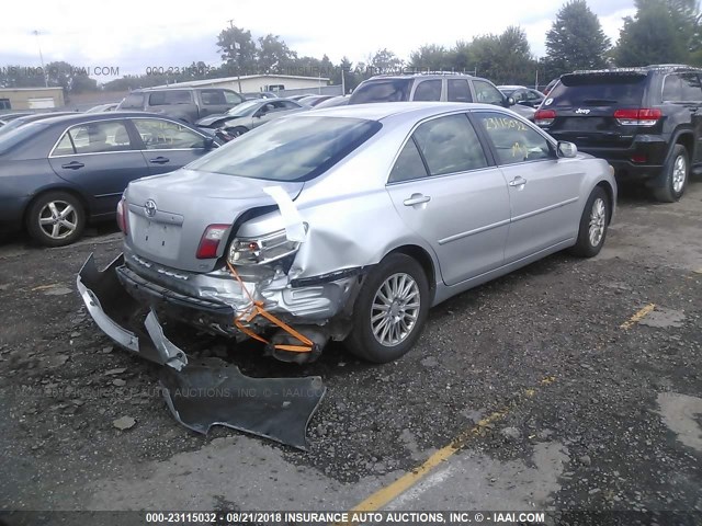 4T4BE46K07R009800 - 2007 TOYOTA CAMRY NEW GENERAT CE/LE/XLE/SE SILVER photo 4