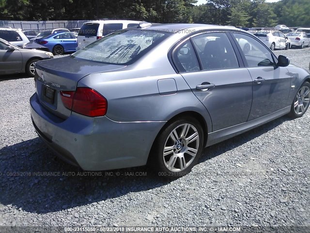 WBAPK5G5XBNN51630 - 2011 BMW 328 XI SULEV GRAY photo 4