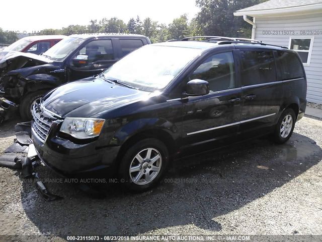 2A4RR5D19AR440846 - 2010 CHRYSLER TOWN & COUNTRY TOURING BLACK photo 2
