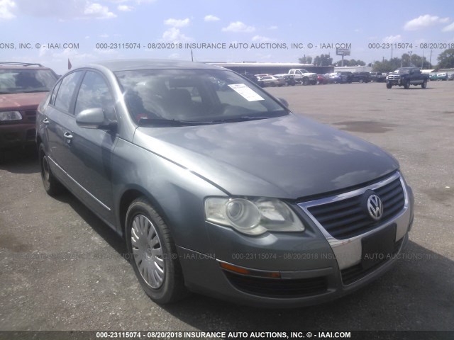 WVWAK73CX6P093249 - 2006 VOLKSWAGEN PASSAT 2.0T/2.0T VALUE GREEN photo 1