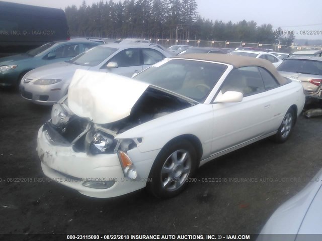 2T1FF28P03C608665 - 2003 TOYOTA CAMRY SOLARA SE/SLE თეთრი ფოტო 2