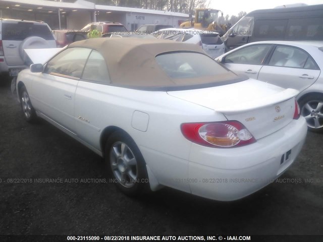 2T1FF28P03C608665 - 2003 TOYOTA CAMRY SOLARA SE/SLE თეთრი ფოტო 3