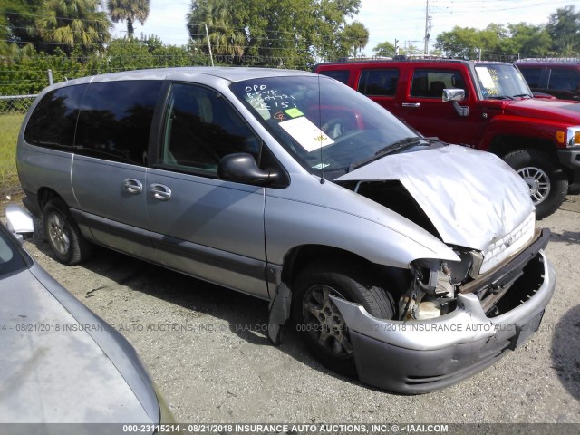 2P4GP44G4YR561338 - 2000 PLYMOUTH GRAND VOYAGER SE SILVER photo 1