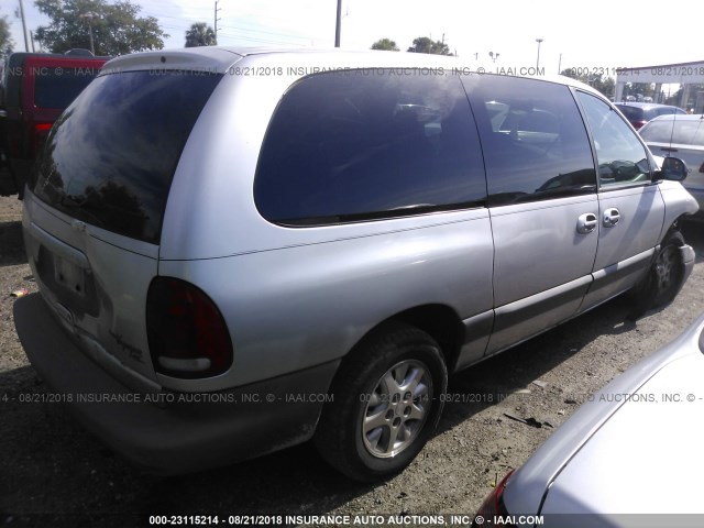 2P4GP44G4YR561338 - 2000 PLYMOUTH GRAND VOYAGER SE SILVER photo 4