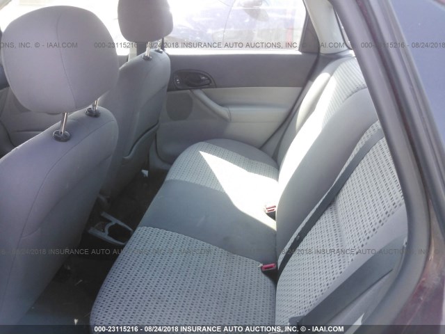 1FAFP34N97W360393 - 2007 FORD FOCUS ZX4/S/SE/SES წითელი ფოტო 8