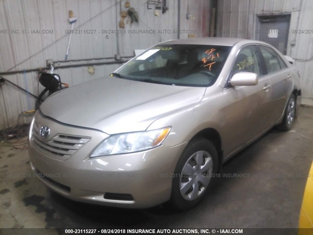 4T1BE46K28U249152 - 2008 TOYOTA CAMRY CE/LE/XLE/SE BEIGE photo 2