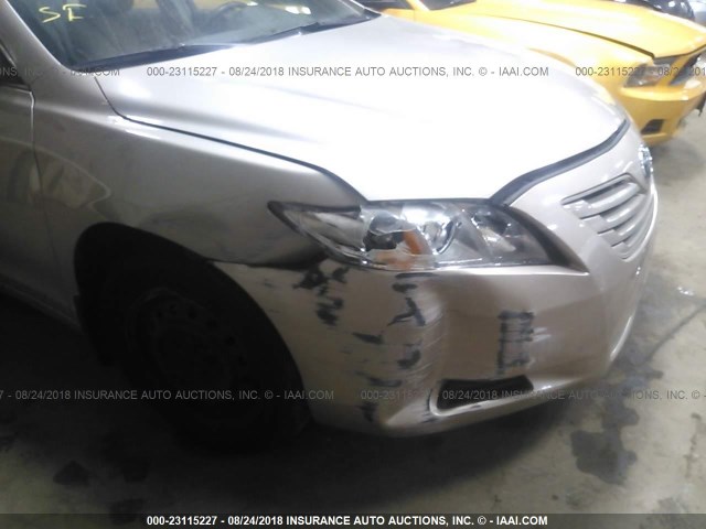4T1BE46K28U249152 - 2008 TOYOTA CAMRY CE/LE/XLE/SE BEIGE photo 6