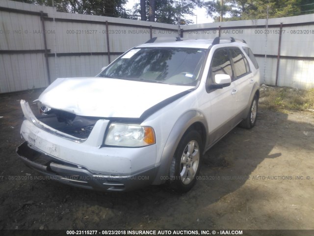 1FMDK02167GA13396 - 2007 FORD FREESTYLE SEL WHITE photo 2