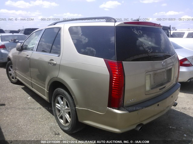 1GYEE637750153978 - 2005 CADILLAC SRX TAN photo 3