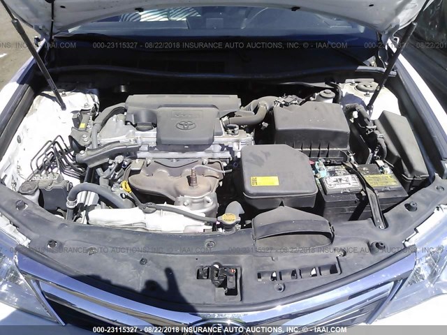 4T1BF1FKXCU510306 - 2012 TOYOTA CAMRY SE/LE/XLE თეთრი ფოტო 10