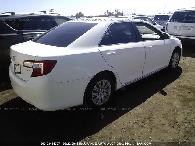 4T1BF1FKXCU510306 - 2012 TOYOTA CAMRY SE/LE/XLE თეთრი ფოტო 4