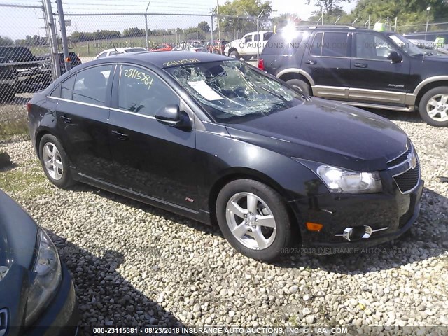 1G1PF5SC5C7338208 - 2012 CHEVROLET CRUZE LT BLACK photo 1