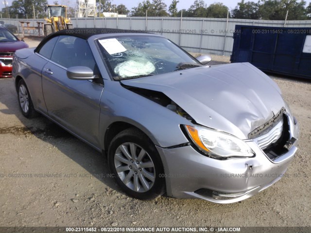 1C3BCBEB8DN594694 - 2013 CHRYSLER 200 TOURING GRAY photo 1