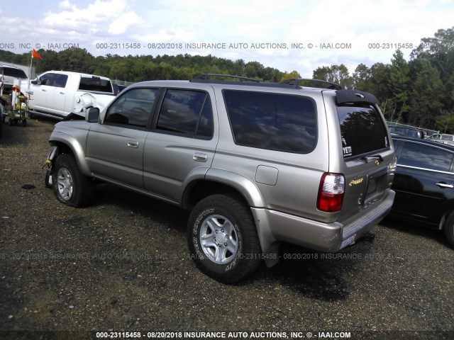 JT3HN86R110334651 - 2001 TOYOTA 4RUNNER SR5 GOLD photo 3