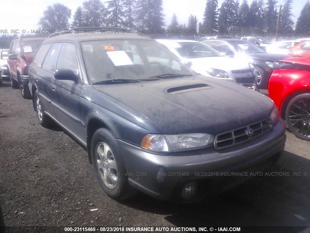 4S3BG6854W7646245 - 1998 SUBARU LEGACY 30TH ANN OUTBACK/LTD/SPT Dark Blue photo 1