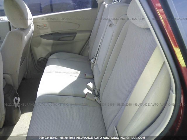 KM8JN12D96U278873 - 2006 HYUNDAI TUCSON GLS/LIMITED 红色 照片 8