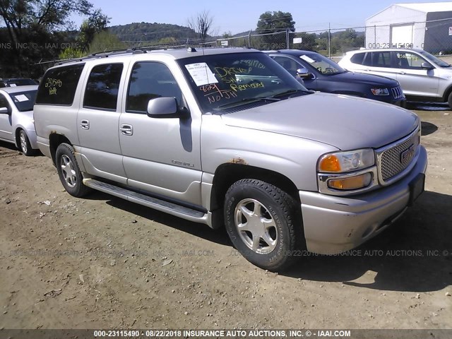 1GKFK66U14J214212 - 2004 GMC YUKON XL DENALI SILVER photo 1