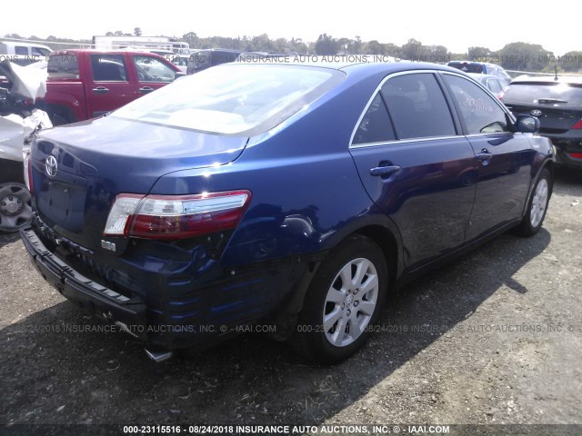 4T1BB46K27U019330 - 2007 TOYOTA CAMRY NEW GENERAT HYBRID BLUE photo 4