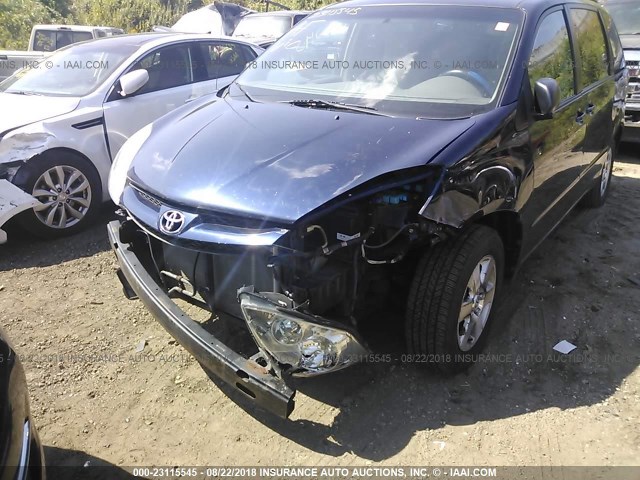 5TDZA23C56S440551 - 2006 TOYOTA SIENNA CE/LE BLUE photo 6