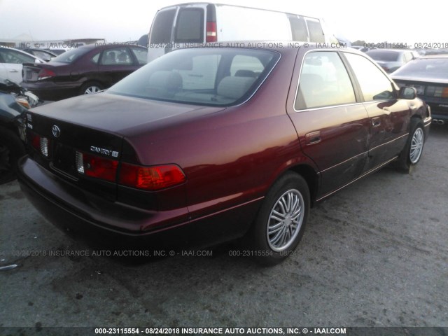 JT2BG22K210549577 - 2001 TOYOTA CAMRY CE/LE/XLE 红色 照片 4