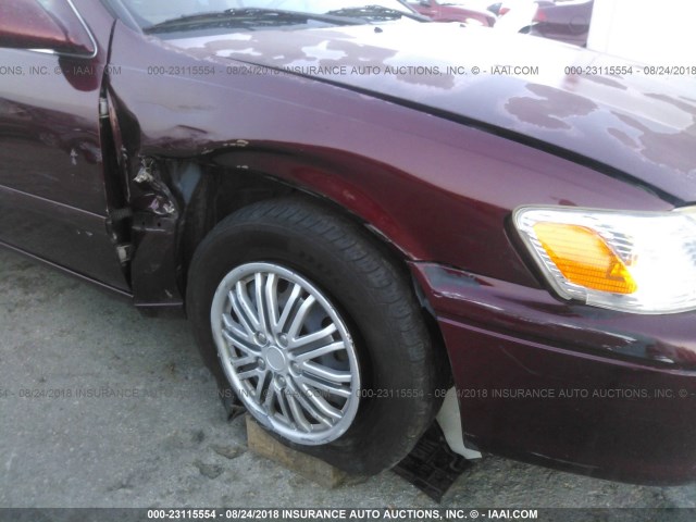 JT2BG22K210549577 - 2001 TOYOTA CAMRY CE/LE/XLE 红色 照片 6