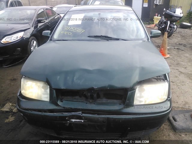 3VWSA29M5YM106537 - 2000 VOLKSWAGEN JETTA GLS GREEN photo 6