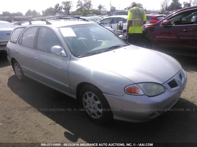 KMHJW35F1YU178467 - 2000 HYUNDAI ELANTRA GLS GRAY photo 1