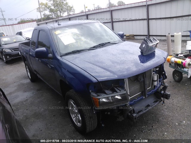 1GCESCF95C8112242 - 2012 CHEVROLET COLORADO LT ლურჯი ფოტო 1