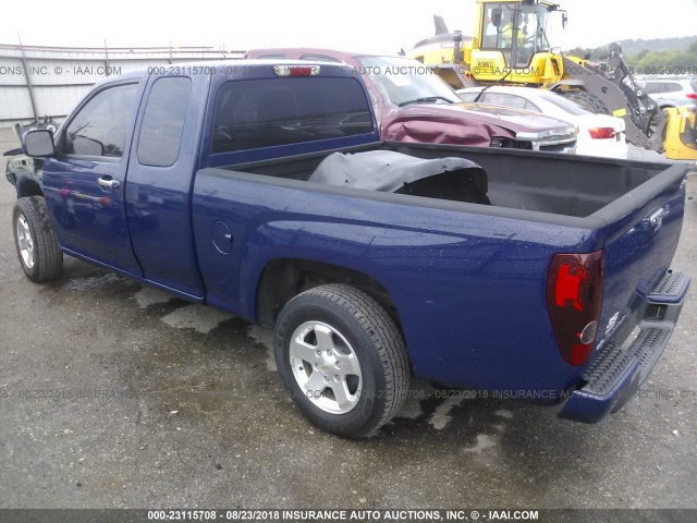 1GCESCF95C8112242 - 2012 CHEVROLET COLORADO LT ლურჯი ფოტო 3