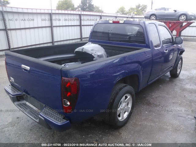 1GCESCF95C8112242 - 2012 CHEVROLET COLORADO LT ლურჯი ფოტო 4
