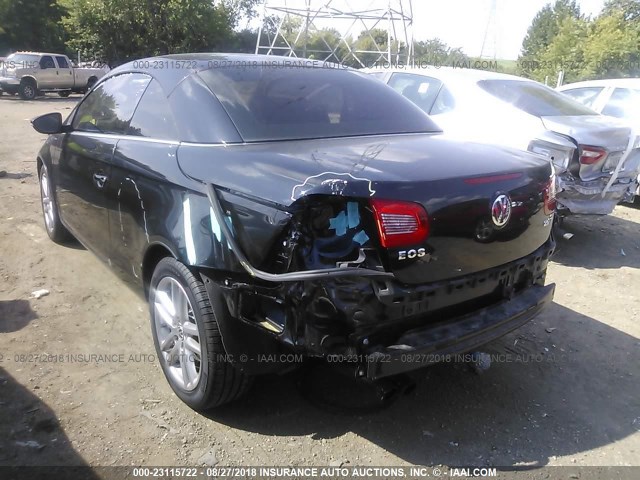 WVWFA71F69V012561 - 2009 VOLKSWAGEN EOS LUX Czarny zdjęcie 3