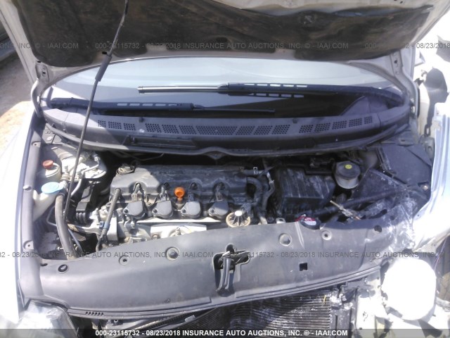 2HGFG12959H504190 - 2009 HONDA CIVIC EXL 银色 照片 10