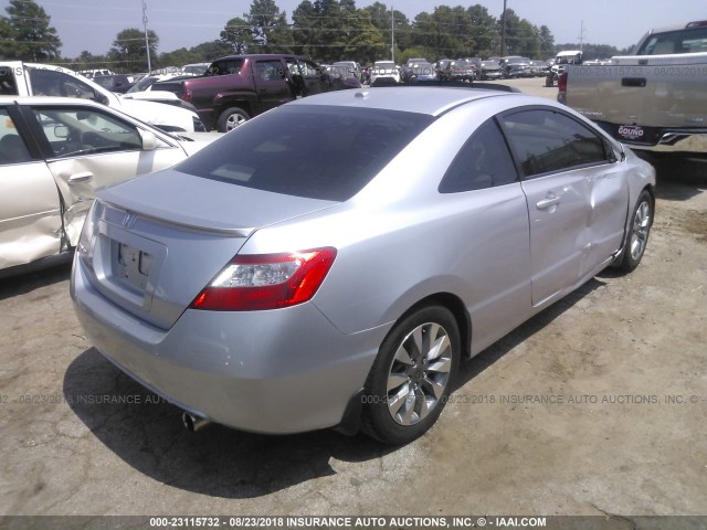 2HGFG12959H504190 - 2009 HONDA CIVIC EXL 银色 照片 4