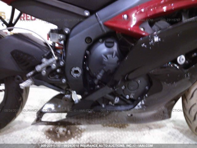 JYARJ16E6DA027986 - 2013 YAMAHA YZFR6 RED photo 10